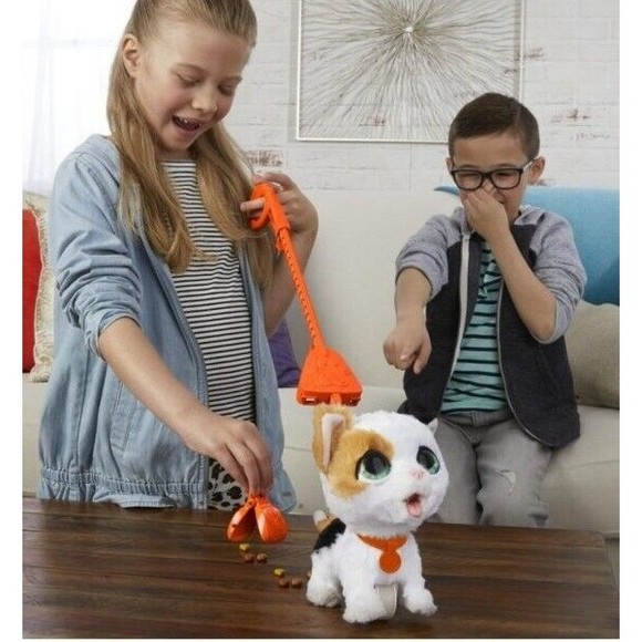 Hasbro Kids FurReal Poopalots Interactive Kitty Toy 4+ Age Fun Gift Children - Picture 5 of 5